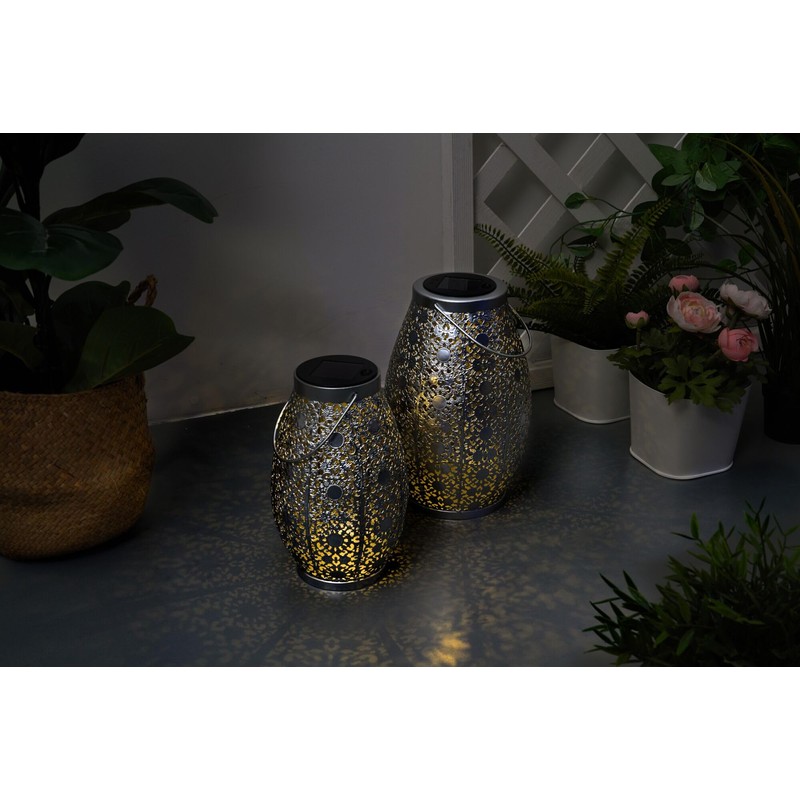 Pauleen Sunshine Temptation 48294 LED Solar Lantern 23.5 cm Silver