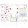 Wildflower Sticky Notes Set Cute Floral Self Stick Writing Memo