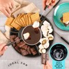Aoresac Electric Fondue Maker Set With 2 Forks/Removable Serving Tray