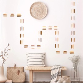 Line Wall Decals Peel and Stick Wall Decals Stripes Wall Decal Modern Wall Stickers Abstract Wall Decals Vinyl Wall Decals Removable Geometric Wall Decal for Nursery Baby Girl Room Living Room Decor