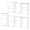 TUL® Discbound Organizational Inserts, Junior Size, White, Pack Of 100