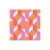 Caspari Entertaining with Colour Theory Cocktail Napkin, Paper, Fuchsia, 12.7