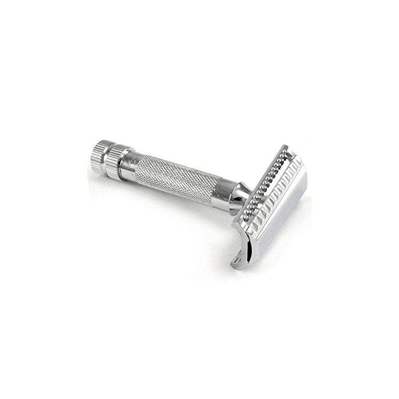 Merkur of Solingen Chrome Slant Safety Razor 37 - No