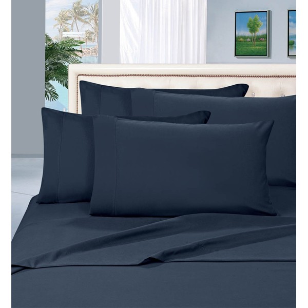 Elegant Comfort Wrinkle Resistant Luxury 6-Piece Bed Sheet Set -