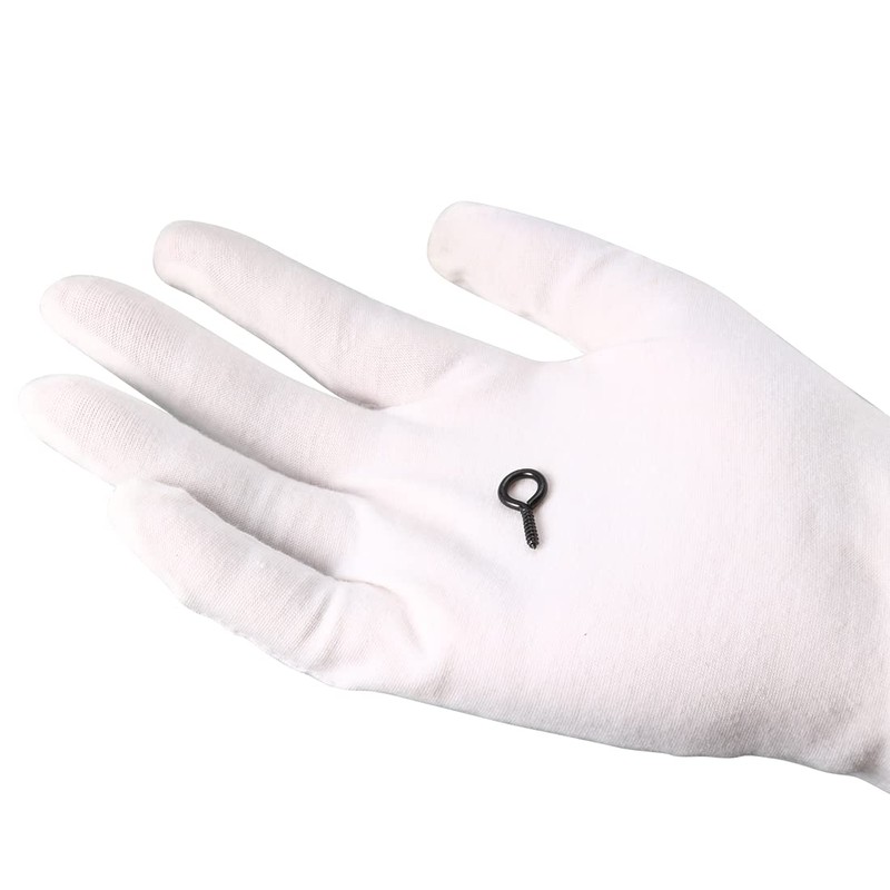 sourcing map Pack of 60 0.87 Inch Screw Eye Hooks