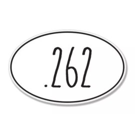 AK Wall Art Point 262 Funny Marathon Running Oval Car Vinyl Sticker - SELECT SIZE - (A) X-Small: 3"