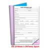 Cherry Carbonless COSHH Assessment NCR Duplicate Book A4 50 Sets