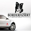 siviwonder Car Sticker Border Collie Dog Infected Dog Sticker 30