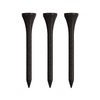 IZZO Golf Wood Golf Tees, 1.75 Inch, Black (Pack of
