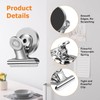 BEANPRECOY 25 Pcs Magnetic Clips, Magnetic Hooks Clips, Strong Refrigerator
