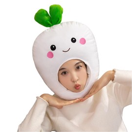 Bestmaple Animal Cap, Headwear, Plush, Cute, Fluffy, Cap, Mask, Animal, Cos, Free size