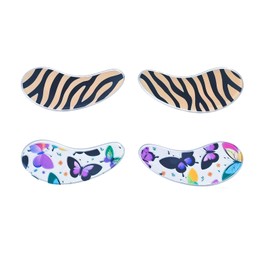 PERMANIA Under Eye Patch Silicone for Lash Lift & Lash Extensions Remover, Cute Cartoon Reusable and Soft Makeup Beauty Tools (4 pcs)