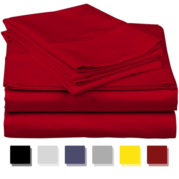Pure Egyptian Queen Size Cotton Bed Sheets Set (Queen, 1000