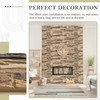Maasechs 2 Pack Faux Stone Panels Interior 45.6''l x 11.8''h