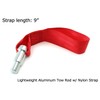 iJDMTOY (1) Red High Aesthetic Racing Tow Hook Strap Set