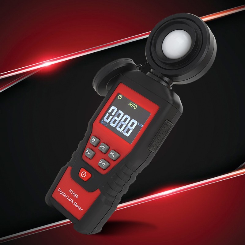 HT620 Portable Light Meter Digital Luxmeter Illuminometer Testing Instrument with