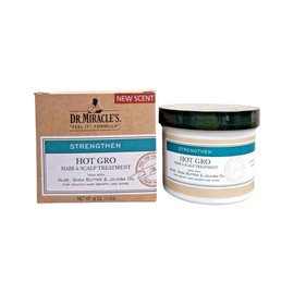 Dr. Miracle's Strengthen Hot Gro Hair & Scalp Treatment 4 Oz Set of 3