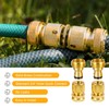 3/4 Inch Brass Garden Hose Quick Connectors Durable Quick Connect