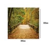 LYWYGG Fall Backdrop 10x10ft Yellow Leaves Autumn Scenery Photography Backdrops
