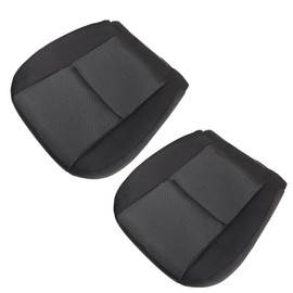 FZJDSD Black Driver & Passenger Side Bottom Replacement Cloth Seat Cover Compatible with Chevy Silverado Tahoe Suburban Avalanche GMC Sierra Yukon 2007 2008 2009 2010 2011 2012 2013 2014