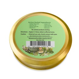 Indigo Natural Herbs Naturalis Skin Balm - Help Relieve Psoriasis, Eczema, Itching, Dry, Cracked Skin - Moisturizing & Soothing Formula with Argan, Almond, Hemp Seed Oil, Aloe Vera, Shea Butter, 2 oz