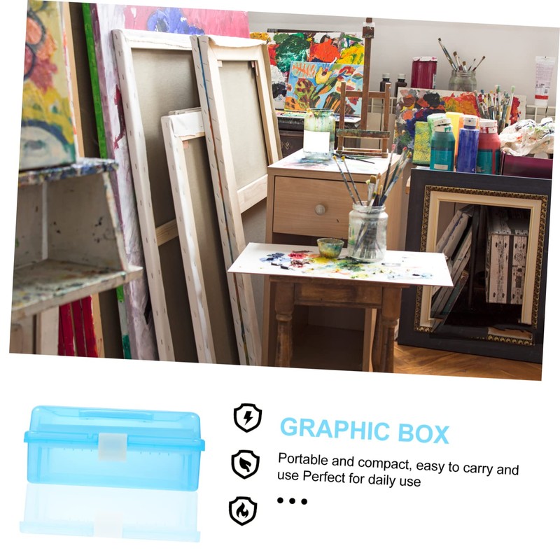 Operitacx Box Art Box Storage Container with Lid Basket Storage