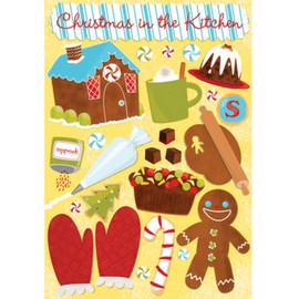 Karen Foster Cardstock Stickers - Christmas in the Kitchen