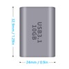 Poyiccot USB to USB A Converter Adapter, USB C (Female)
