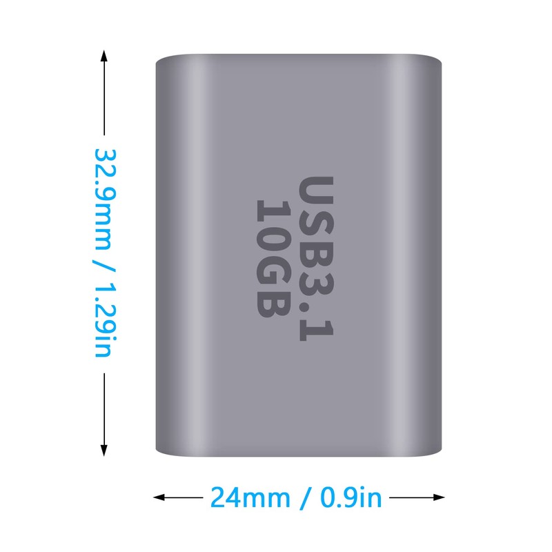 Poyiccot USB to USB A Converter Adapter, USB C (Female)