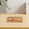 Beebeecraft 2Pcs Wooden Bead Boards Rectangle Bracelet Finger Ring Display
