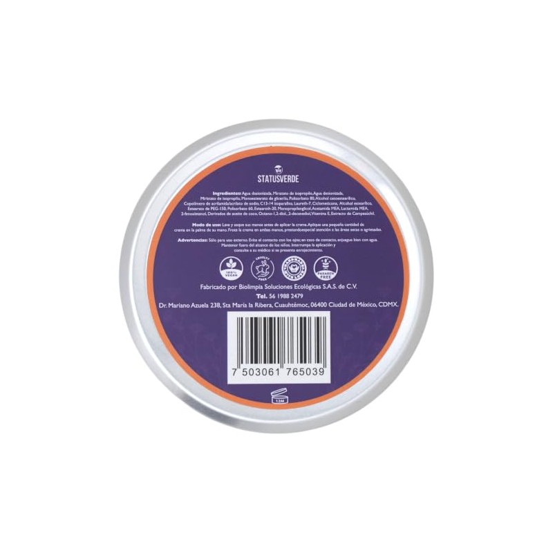 Crema con Extracto de Cempasúchil, Aroma Natural, 200g