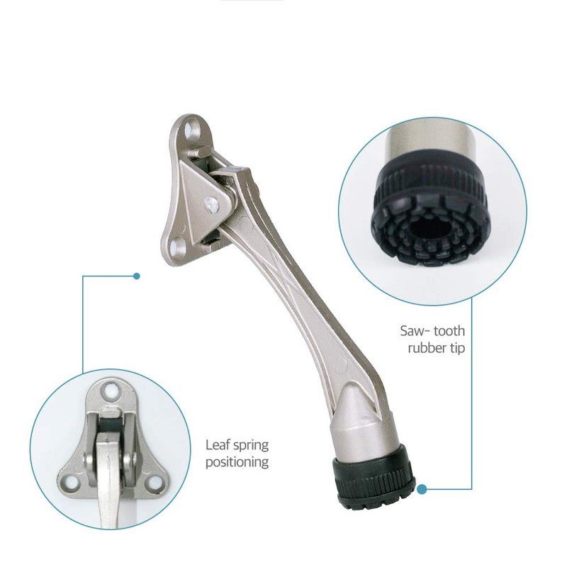 CG PLUS Door Stopper, Kickdown Door Stops for Heavy Doors,