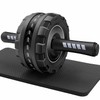 FEELCAT Abdominal Roller, Silent, Wide Roller, High Stability, For Beginners,