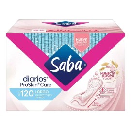 Pantiprotectores Saba Diarios Largos Proskin Care 120 Pz