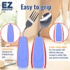 Adaptive Utensils Set – Ergonomic Angled Fork & Spoon for