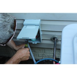 Halex - 60-AMP 120/240 Volt Non-Fused Metallic AC Disconnect, HNF60R, Gray - 10 Pack