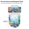 Vanideaoty Sea Turtle Toilet Seat and Tank Lid Covers for