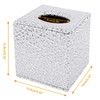 Discoball Tissue Box Cover PU Leather Cube Tissue Holder -