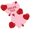 Conversation Hearts - Shaped Thank You Cards - Valentine's Day