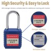 Unity Safety Lockout Tagout Padlock 1-1/2''(40mm), Keyed Alike Lockout Locks,