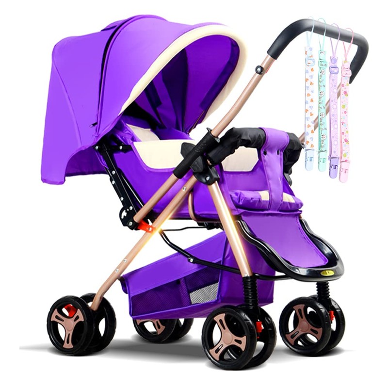 Mikiuly おしゃぶりクリップ おしゃぶりストラップおしゃぶりアンチスキッドチェおしゃぶり滑り止めチェーンかわいいおしゃぶり新生児おしゃぶりチェーン落下を防ぐための4つのストラップ一般