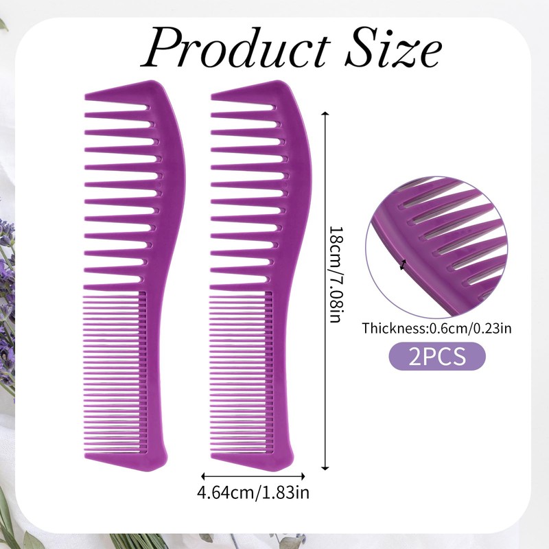 Detangling Hair Comb for Women, All-Purpose Hair Grooming Comb, 2