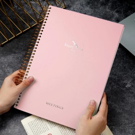 FLYING EAGLE Meeting Notebook for Work with Action Items 210 pages Meeting Planner Organiz...