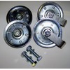 Complete Set of Pulleys and Sheaves For Garage Door Hardware