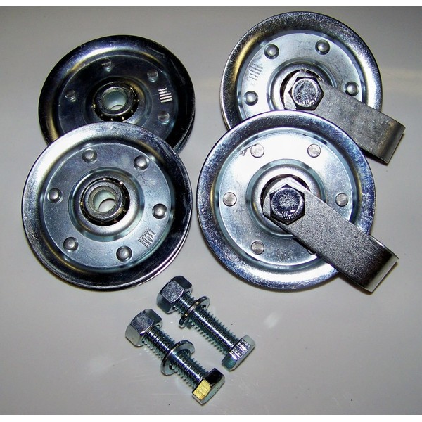 Complete Set of Pulleys and Sheaves For Garage Door Hardware