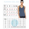 RUNNING GIRL Sports Bra for Women, Criss-Cross Back Padded Strappy