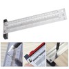 Ultra Precision Marking Ruler Stainless Steel Woodworking Scribing Ruler Gauging