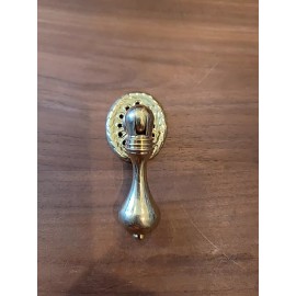 Anglo-American Brass company New  Old Stock  Ornate Vintage  Polished Brass Pendant Pull