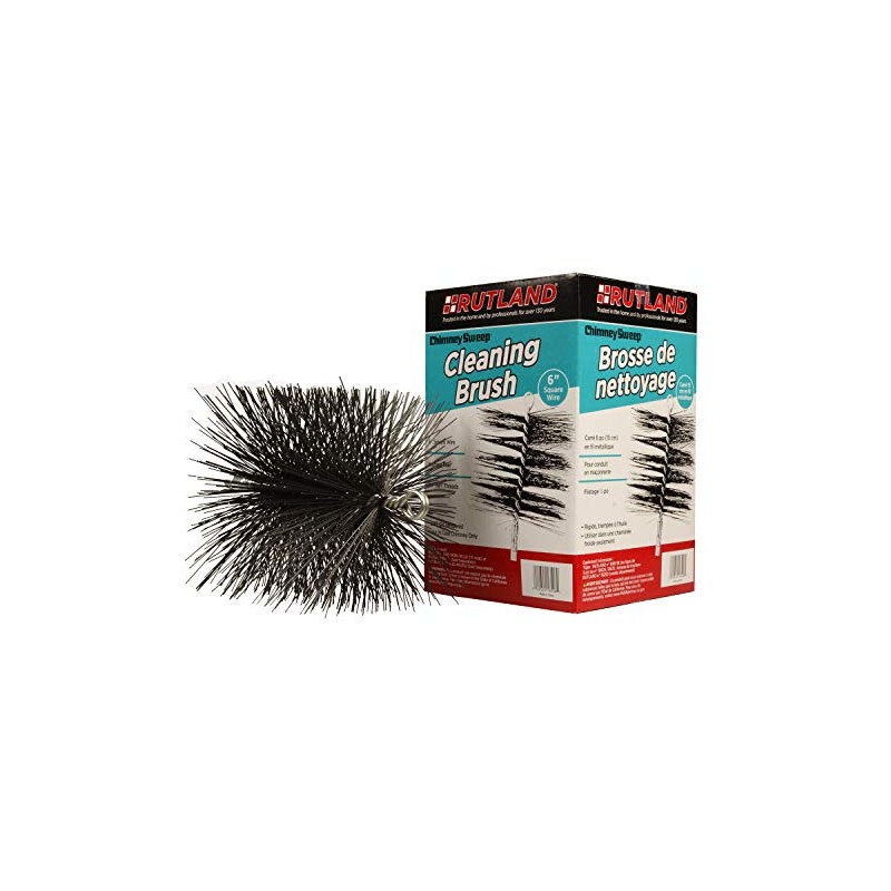 Rutland Products 16506 6-Inch Square Chimney Cleaning Brush