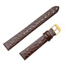 BISONSTRAP Leather Watch Straps, Soft Replacement Bands with Polished Buckle,20mm,